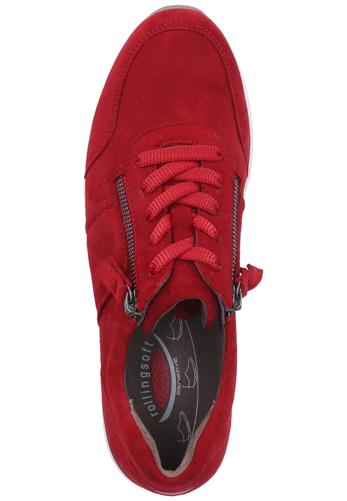 Gabor Sneaker Veloursleder Rot - surf4shoes