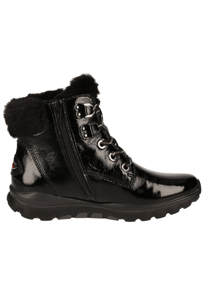 Gabor Stiefelette Leder/Textil Schwarz - surf4shoes