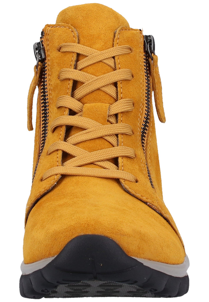 Gabor Stiefelette Veloursleder Gelb - surf4shoes