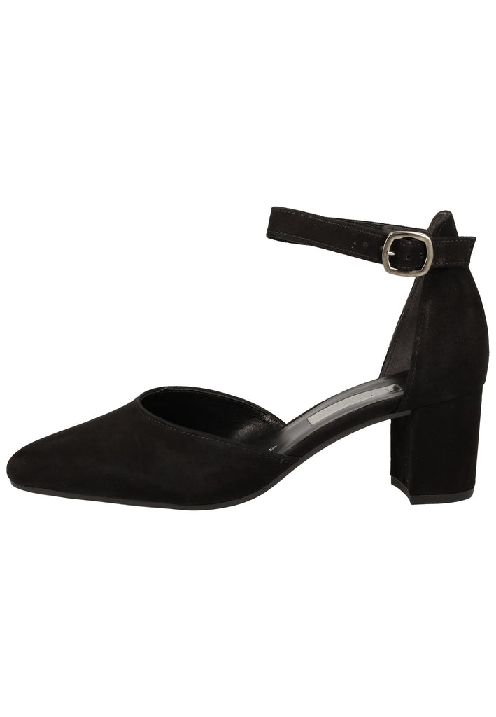 Gabor Sandalen Veloursleder Schwarz - surf4shoes