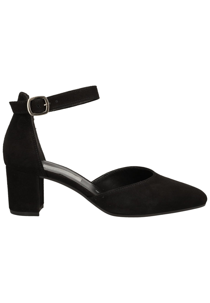 Gabor Sandalen Veloursleder Schwarz - surf4shoes