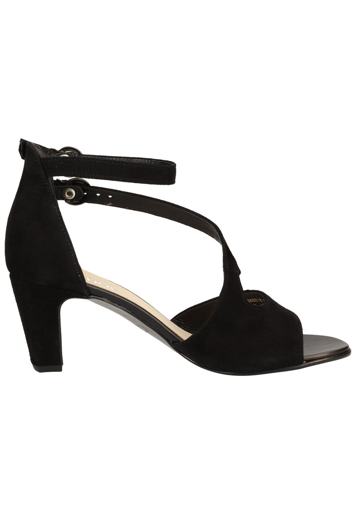 Gabor Sandalen Lederimitat Schwarz - surf4shoes