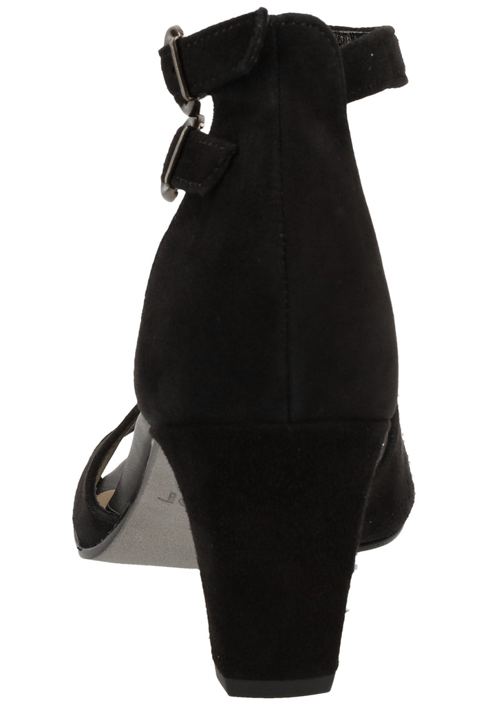 Gabor Sandalen Lederimitat Schwarz - surf4shoes