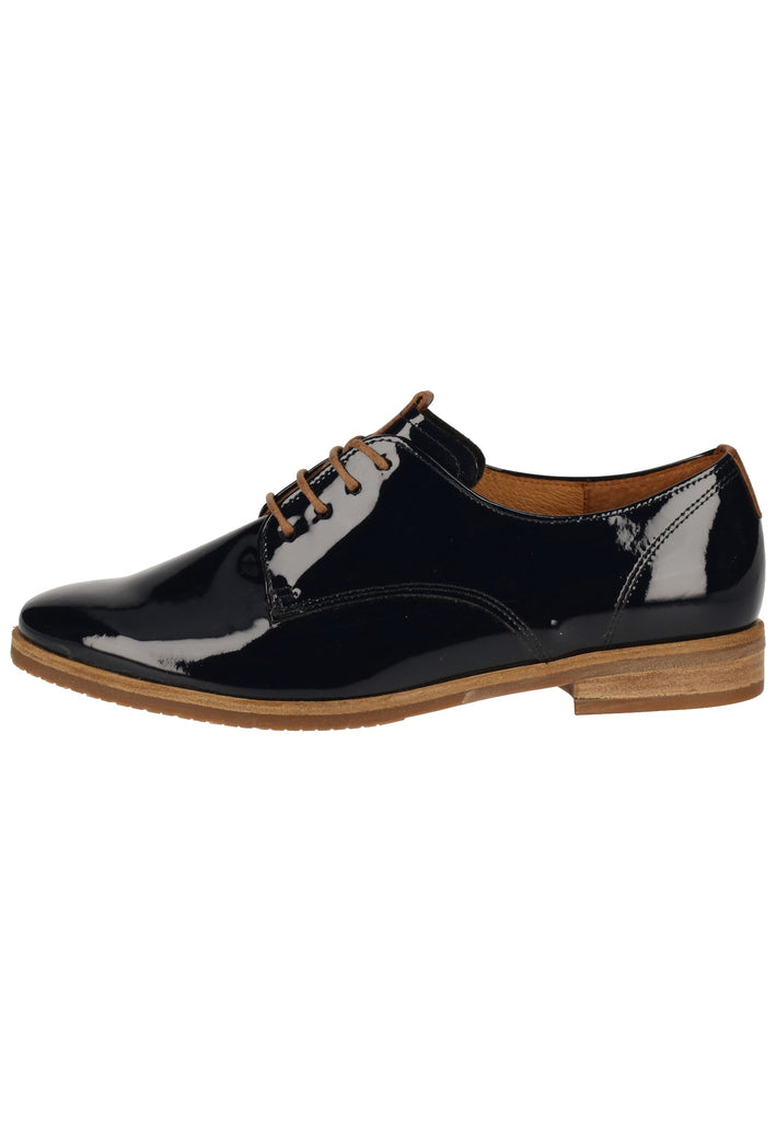 Gabor Halbschuhe Leder Blau Lack - surf4shoes