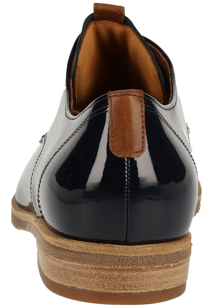 Gabor Halbschuhe Leder Blau Lack - surf4shoes