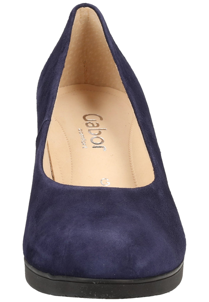 Gabor Pumps Leder Dunkelblau - surf4shoes