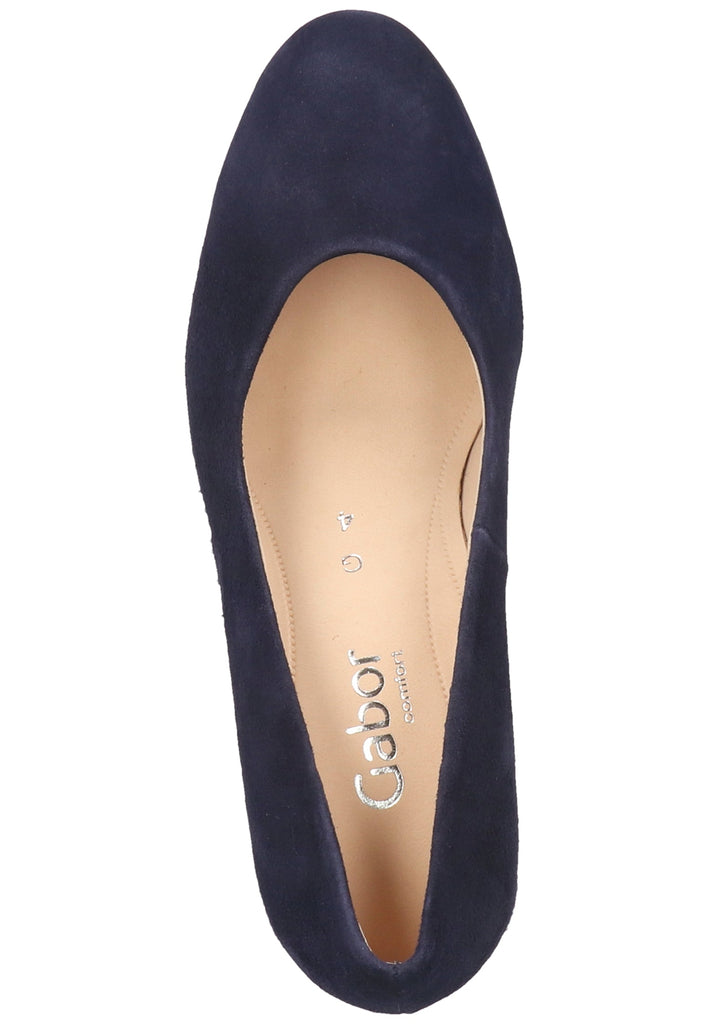 Gabor Pumps Leder Dunkelblau - surf4shoes