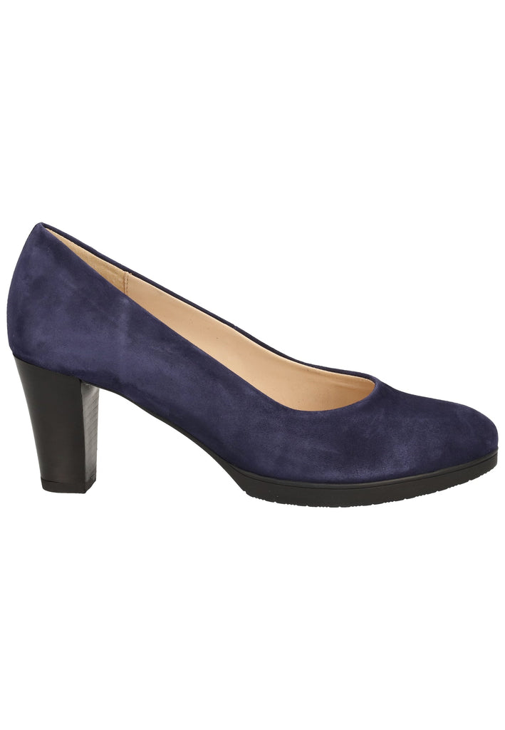 Gabor Pumps Leder Dunkelblau - surf4shoes
