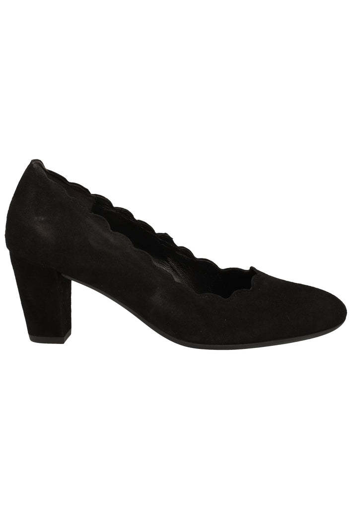 Gabor Pumps Leder Schwarz - surf4shoes