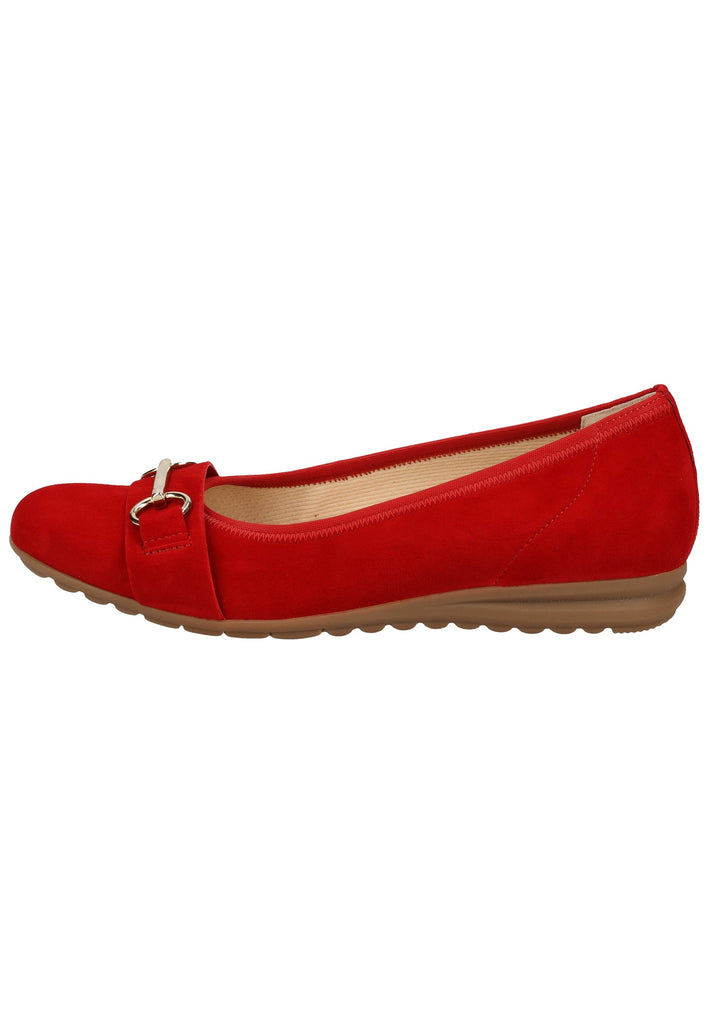 Gabor Ballerinas Leder Rubinrot - surf4shoes
