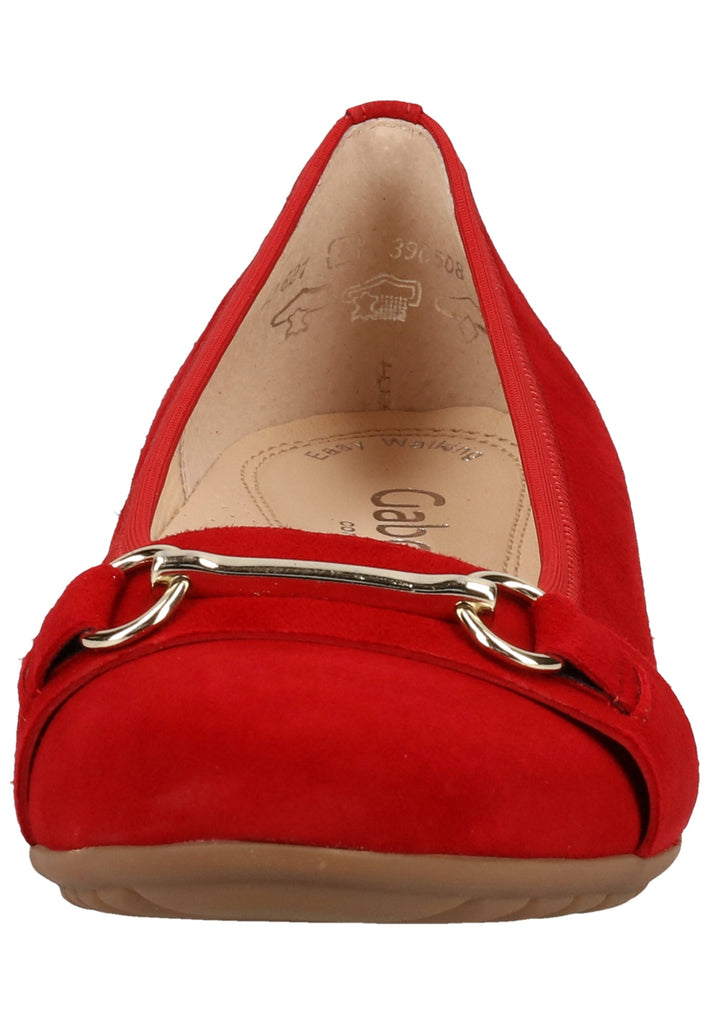 Gabor Ballerinas Leder Rubinrot - surf4shoes