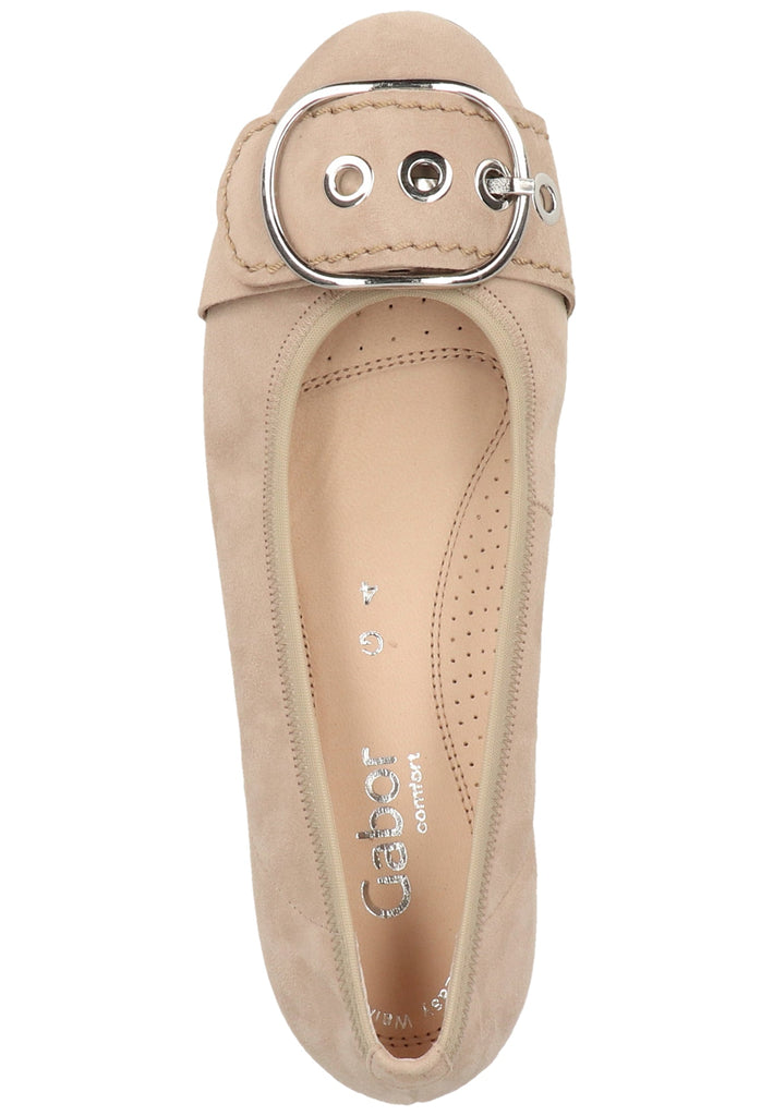 Gabor Ballerinas Leder Desert - surf4shoes