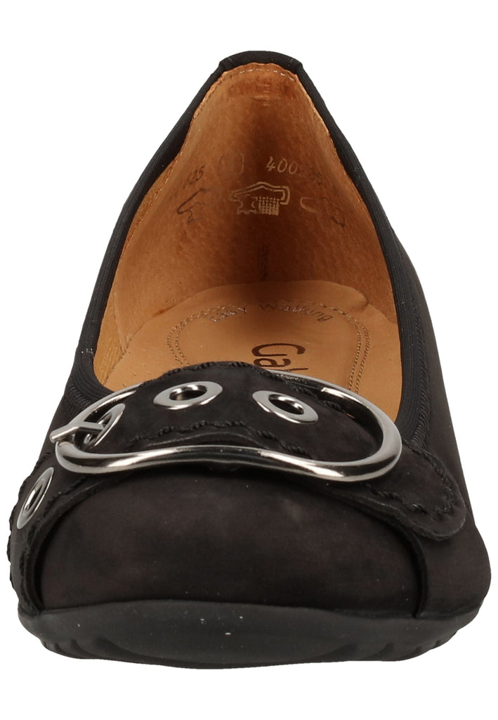 Gabor Ballerinas Leder Schwarz - surf4shoes