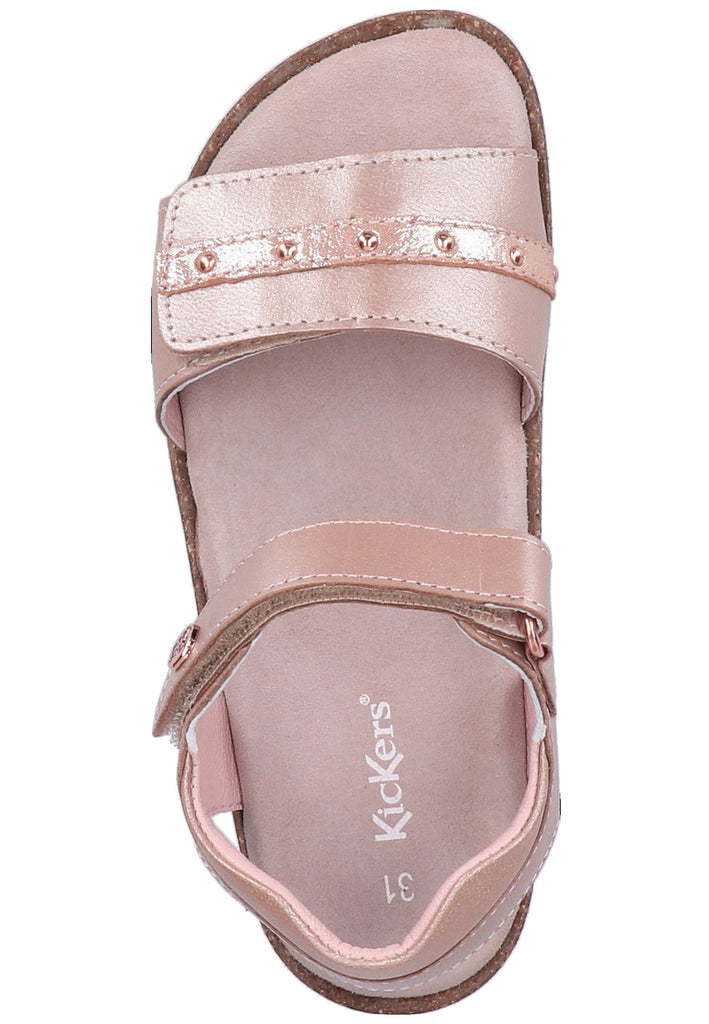 Kickers Sandalen Leder Rose - surf4shoes