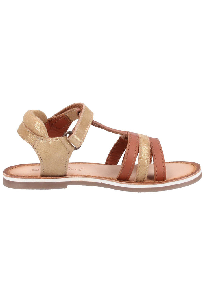 Kickers Sandalen Leder Camel - surf4shoes
