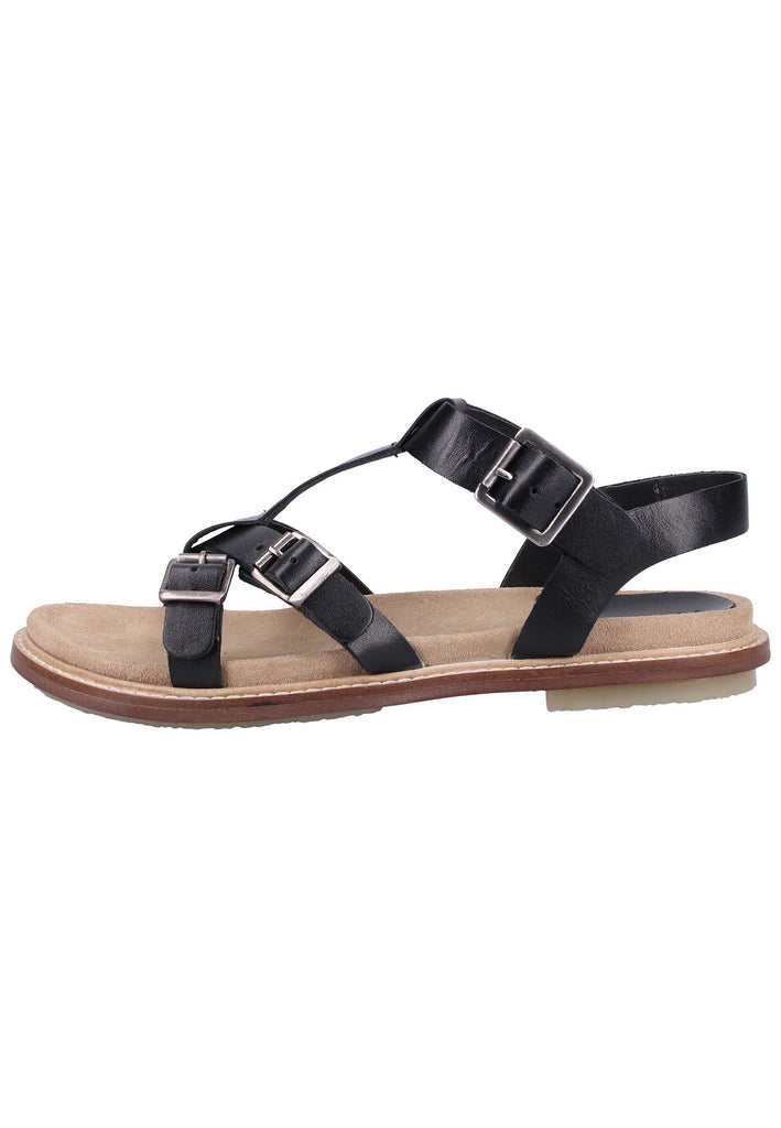 Kickers Sandalen Leder Schwarz - surf4shoes