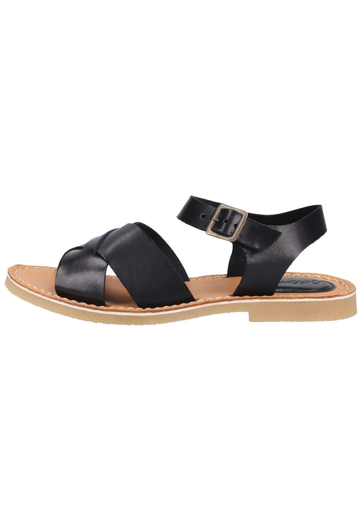 Kickers Sandalen Leder Schwarz - surf4shoes