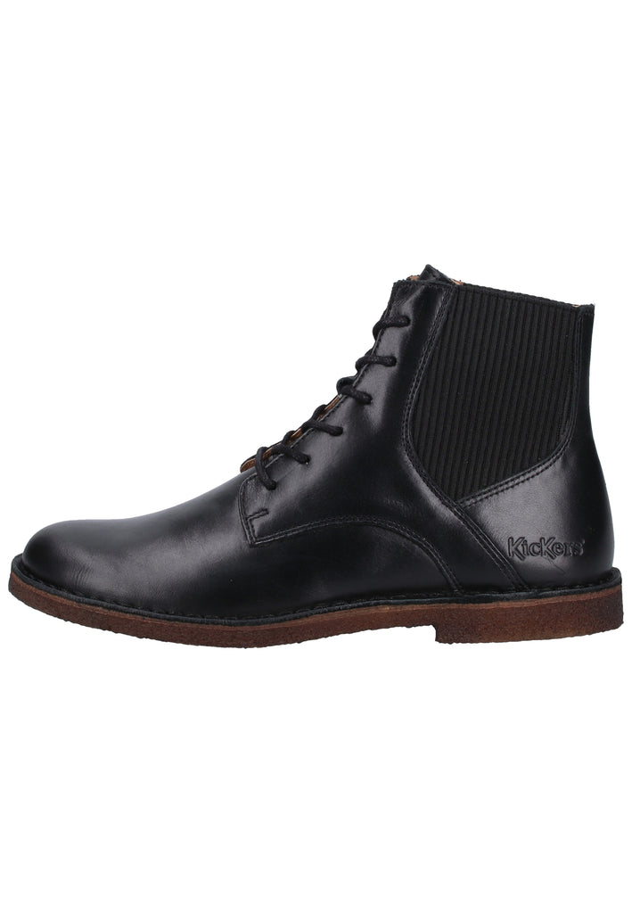Kickers Stiefelette Leder Schwarz - surf4shoes