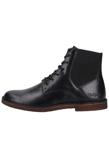 Kickers Stiefelette Leder Schwarz - surf4shoes
