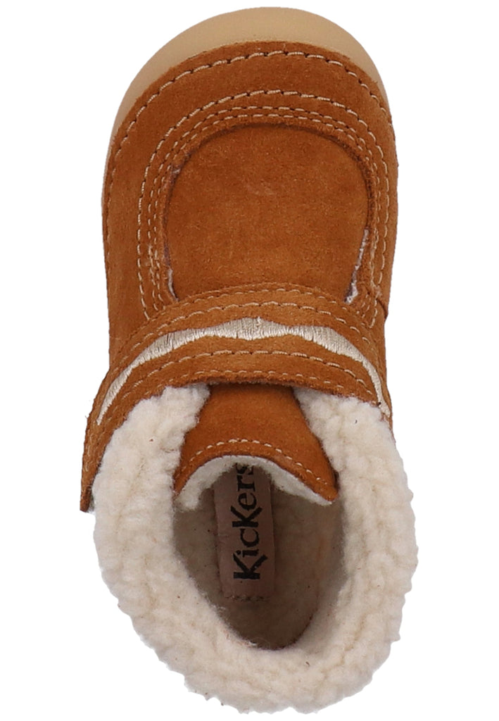 Kickers Halbschuhe Leder Braun Warmfutter - surf4shoes