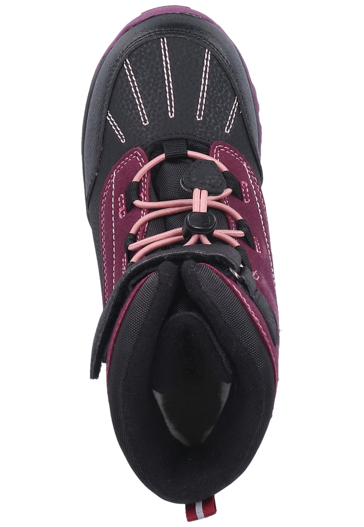 Kickers Stiefelette Lederimitat/Textil Violett Warmfutter - surf4shoes