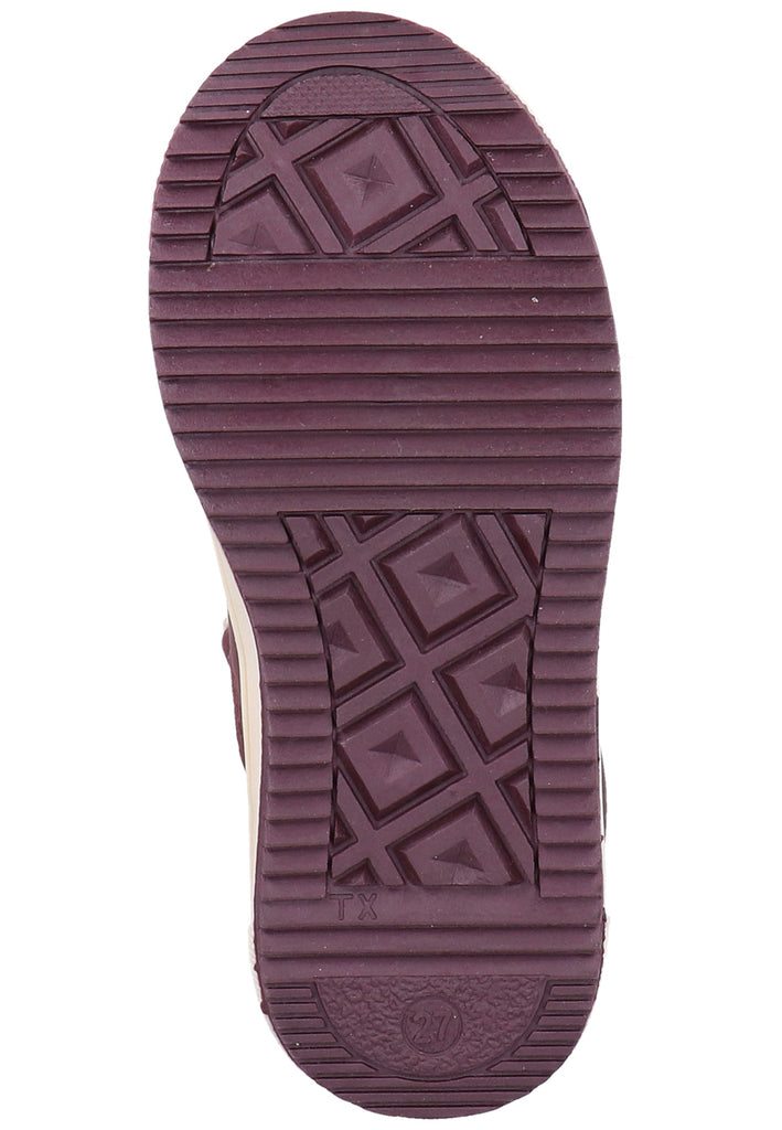 Kickers Stiefelette Lederimitat Rot Warmfutter - surf4shoes