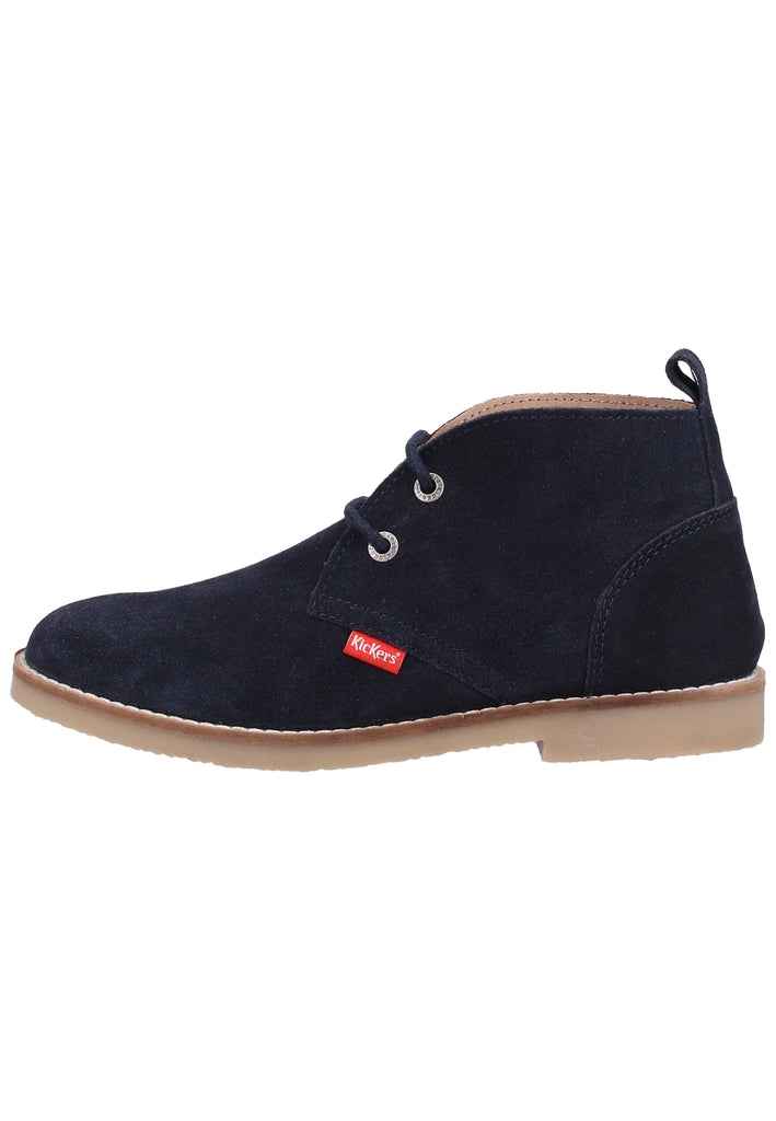 Kickers Halbschuhe Veloursleder Blau - surf4shoes