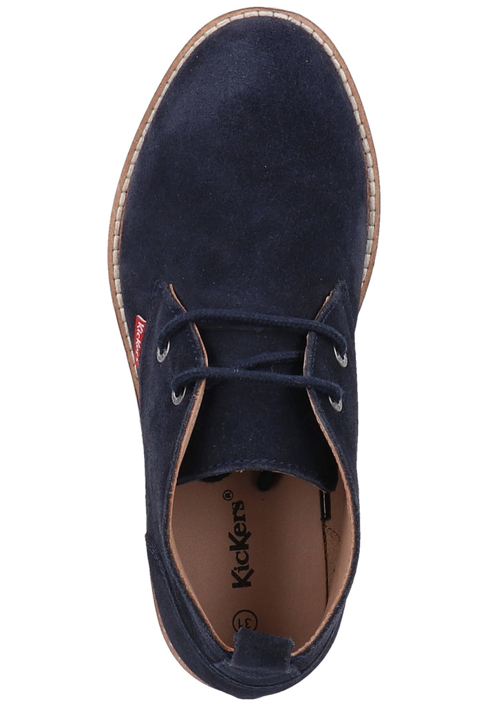 Kickers Halbschuhe Veloursleder Blau - surf4shoes