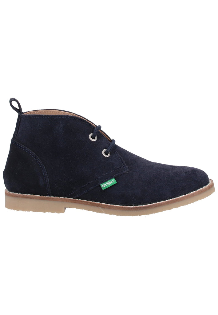 Kickers Halbschuhe Veloursleder Blau - surf4shoes