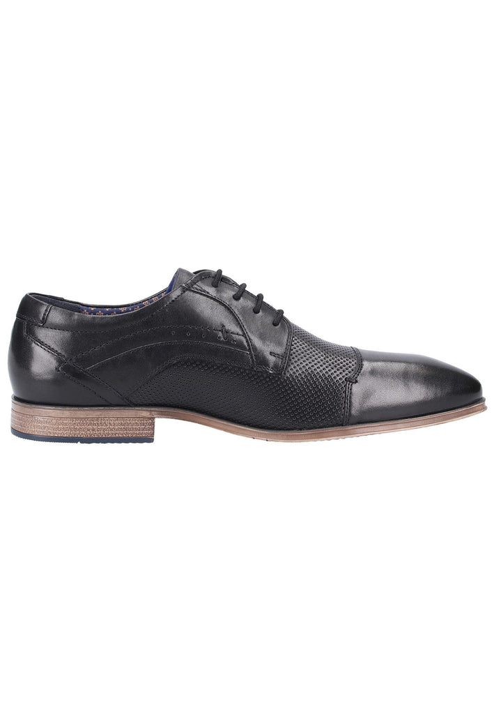 s.Oliver Businessschuhe Leder Schwarz - surf4shoes