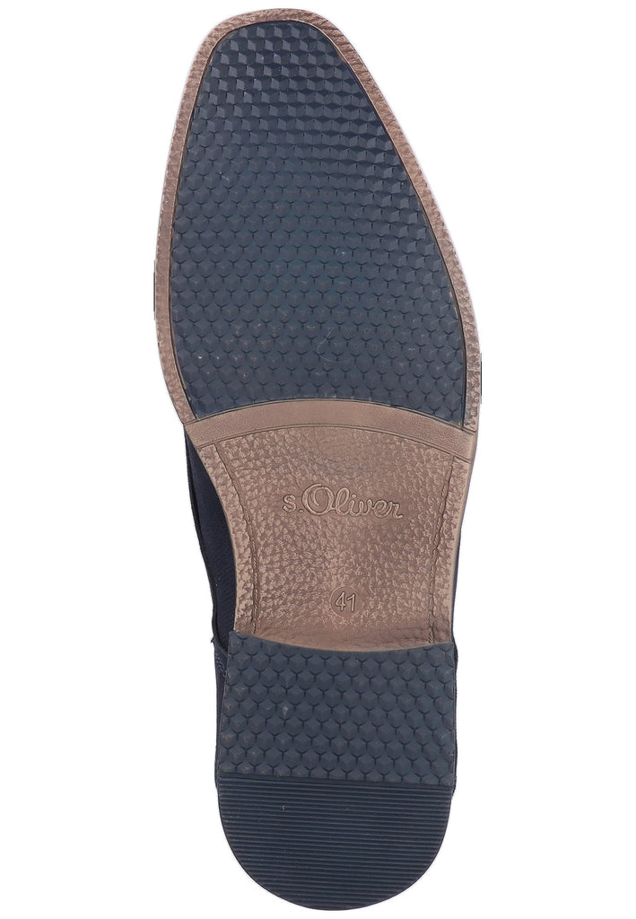 s.Oliver Businessschuhe Leder Navy - surf4shoes