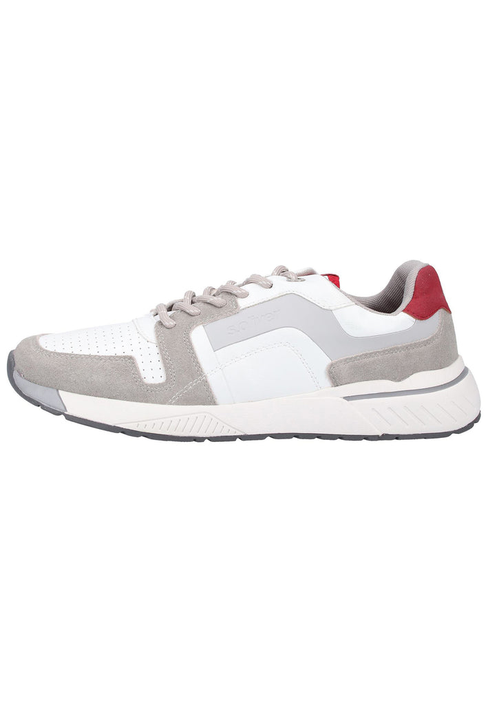 s.Oliver Sneaker Leder/Synthetik Weiß - surf4shoes