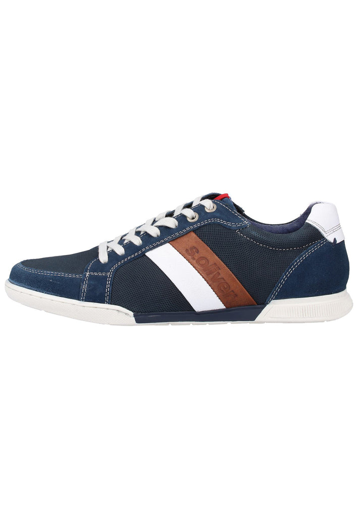 s.Oliver Sneaker Leder Navy - surf4shoes