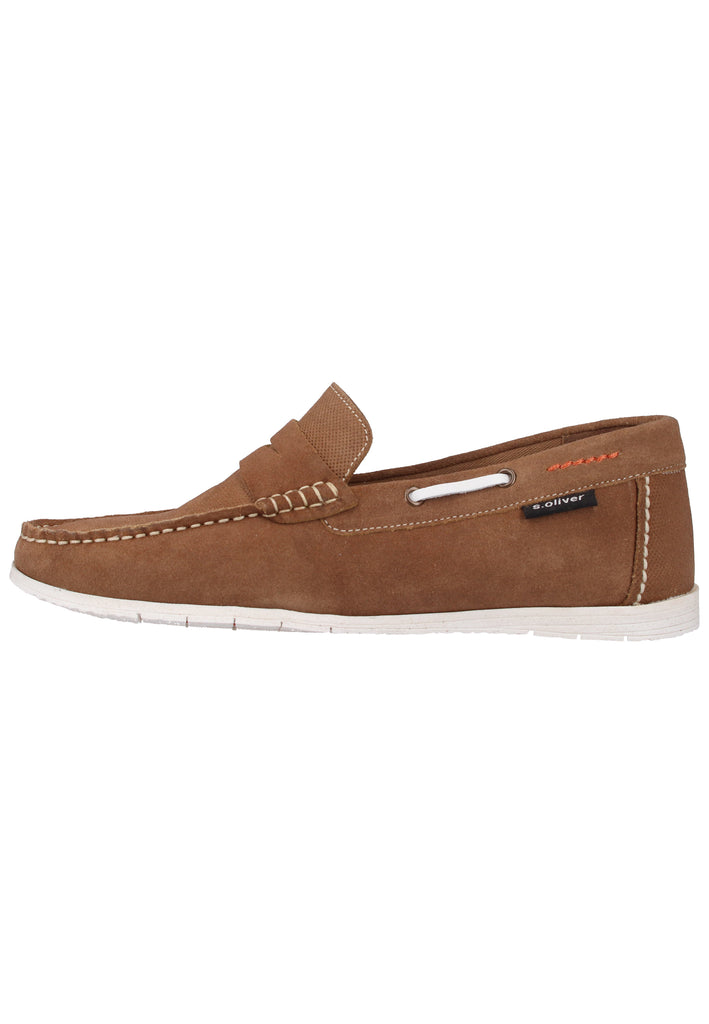 s.Oliver Slipper Leder Sand - surf4shoes