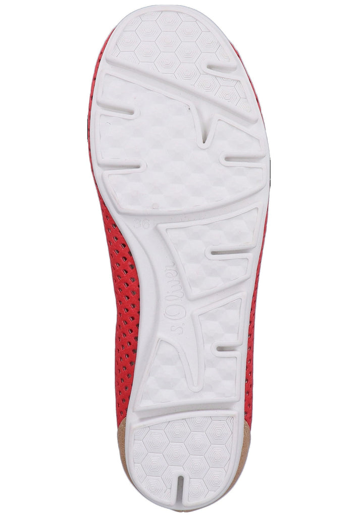 s.Oliver Ballerinas Lederimitat Rot - surf4shoes