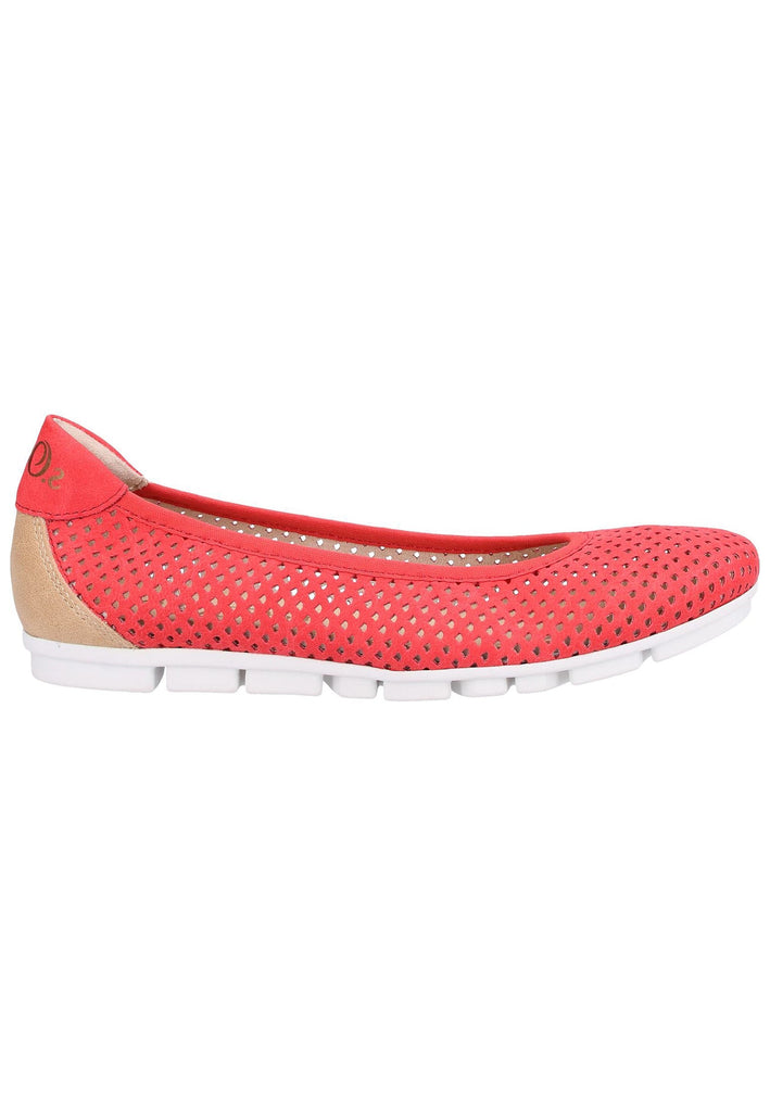 s.Oliver Ballerinas Lederimitat Rot - surf4shoes