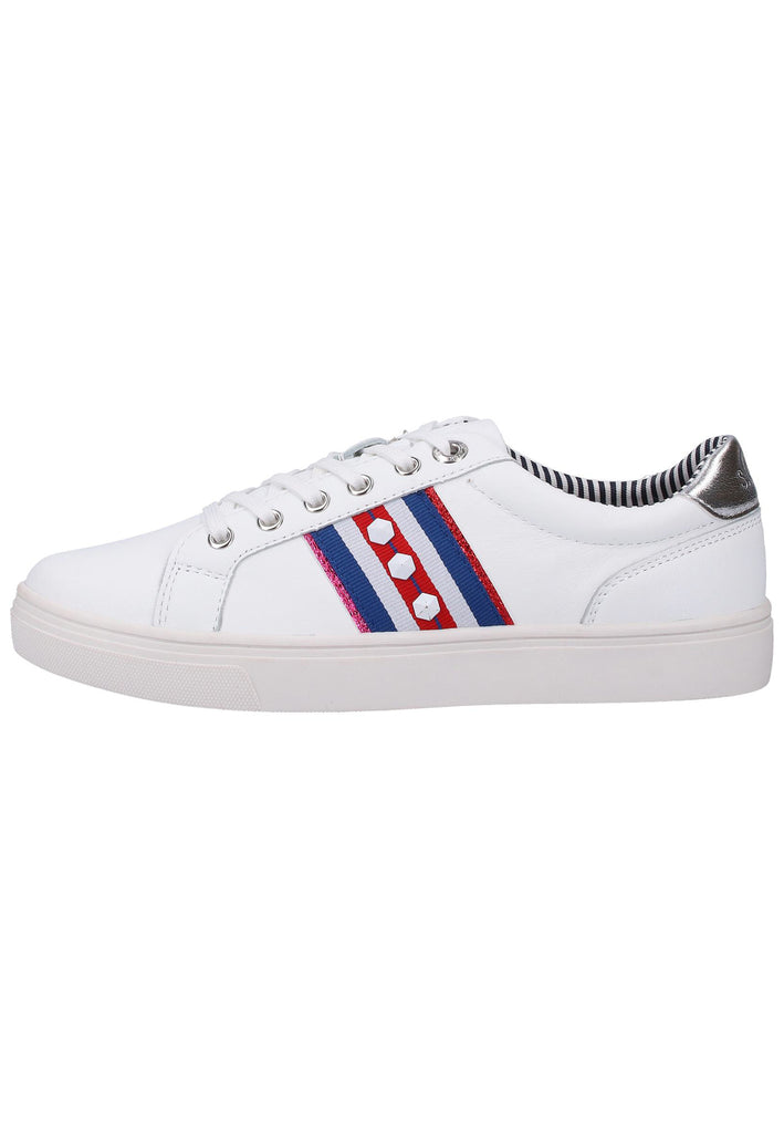 s.Oliver Sneaker Leder/Synthetik Weiß - surf4shoes