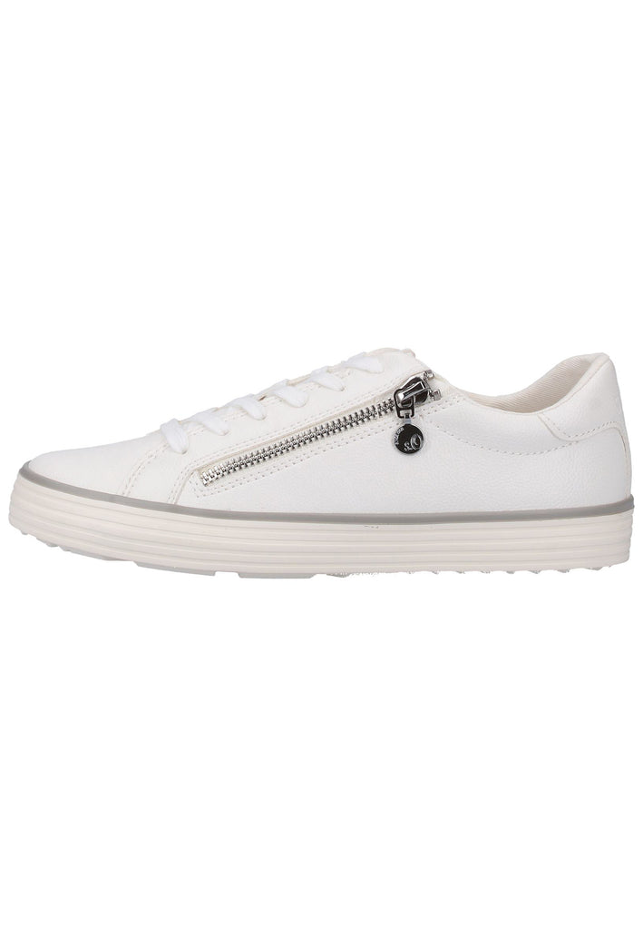 s.Oliver Sneaker Lederimitat Weiß - surf4shoes