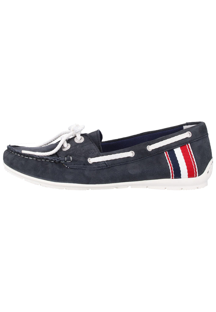 s.Oliver Slipper Leder Navy - surf4shoes