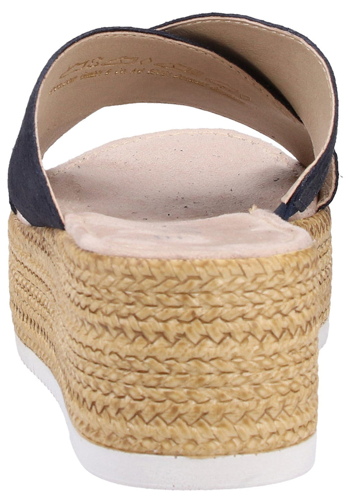 s.Oliver Pantoletten Nubukleder Navy - surf4shoes