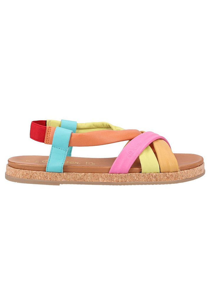 s.Oliver Sandalen Leder Multi - surf4shoes