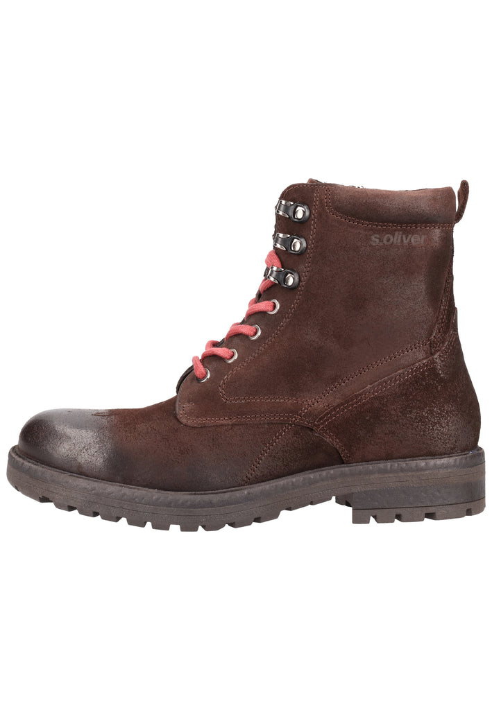 s.Oliver Stiefelette Leder Braun - surf4shoes
