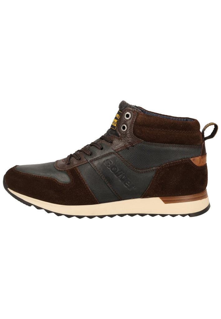 s.Oliver Stiefelette Leder Braun - surf4shoes