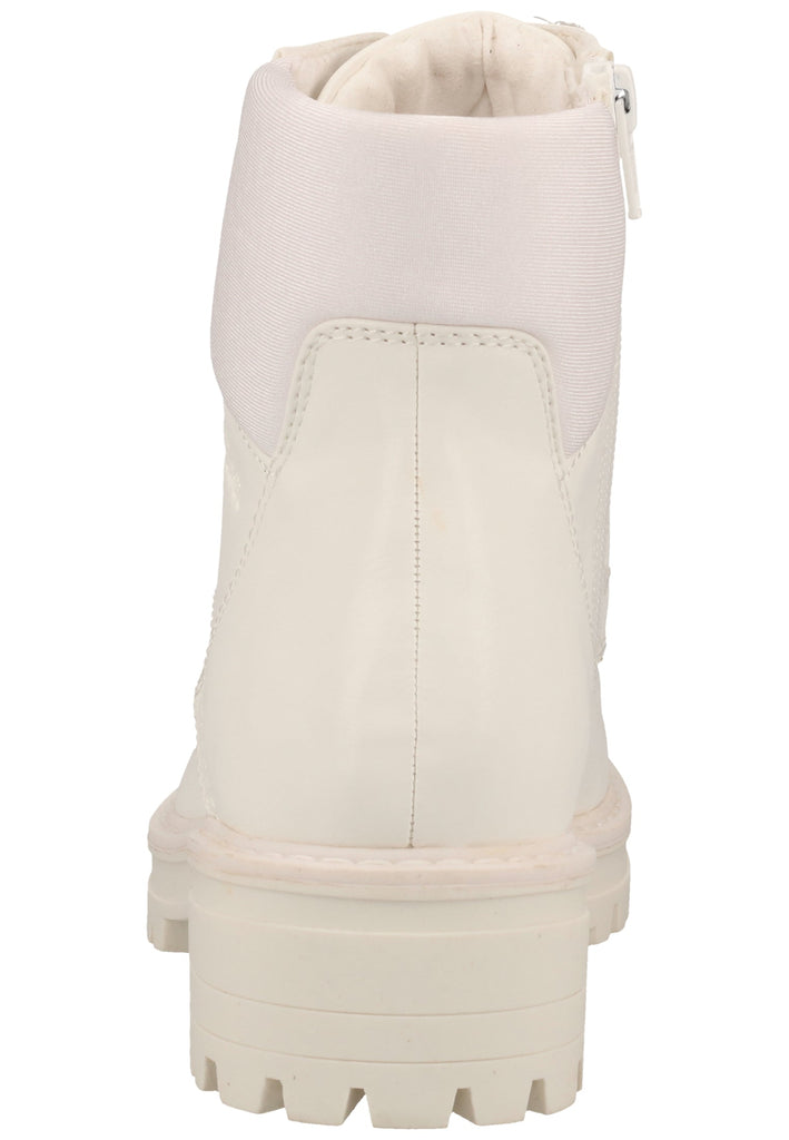 s.Oliver Stiefelette Lederimitat/Textil Weiß - surf4shoes