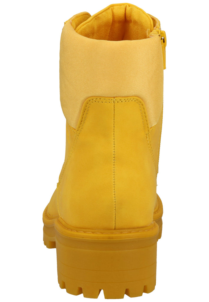 s.Oliver Stiefelette Lederimitat/Textil Gelb - surf4shoes