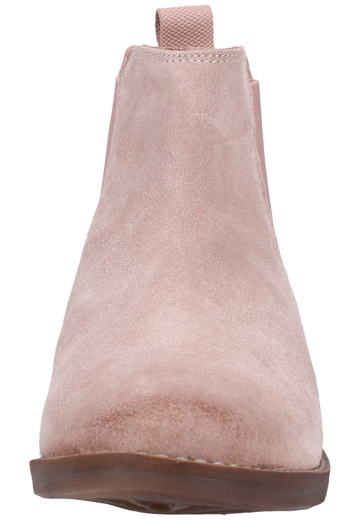 s.Oliver Stiefelette Veloursleder Rose - surf4shoes