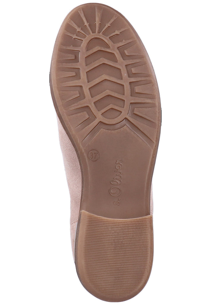 s.Oliver Stiefelette Veloursleder Rose - surf4shoes
