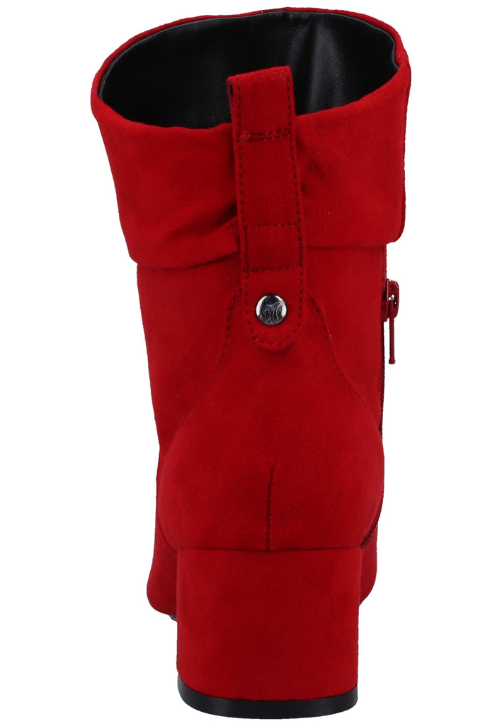 s.Oliver Stiefelette Textil Rot - surf4shoes