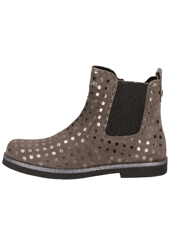 s.Oliver Stiefelette Leder Grau - surf4shoes