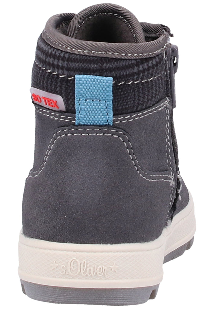 s.Oliver Halbschuhe Lederimitat/Textil Grau - surf4shoes